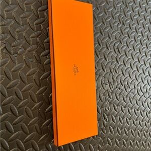Hermes Orange Tie Box